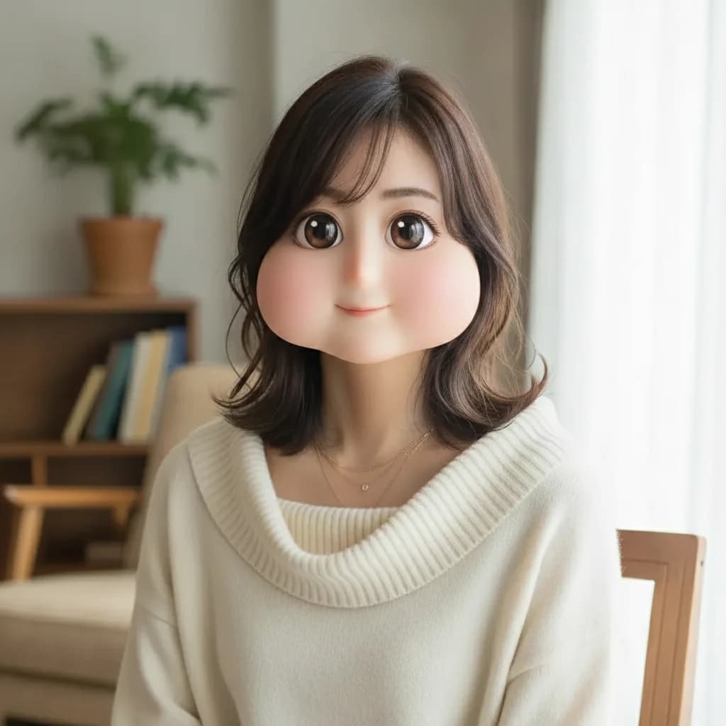 可爱方形脸 edited